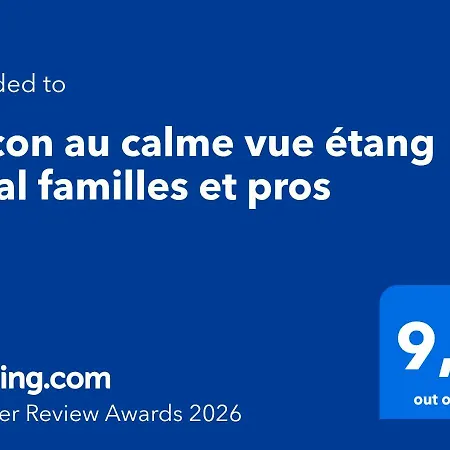 Le Cocon Signature, Vue Etang & Parking Épinal